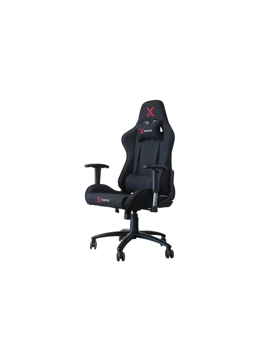 გეიმერული სავარძელი Vertex Turu Gaming Chair Black Fabric