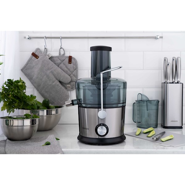 წვენსაწური Ardesto JEG-800, 1100W, 1L, Juicer, Silver