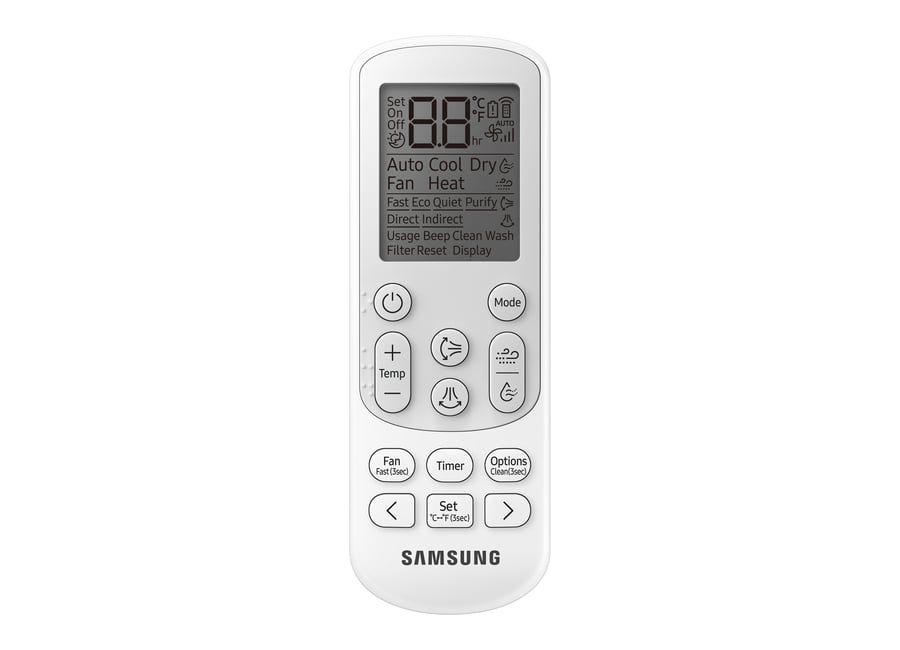 კონდიციონერი Samsung AI WindFree AR60F24C1DWNER Indoor,(70-80m2) Inverter, White