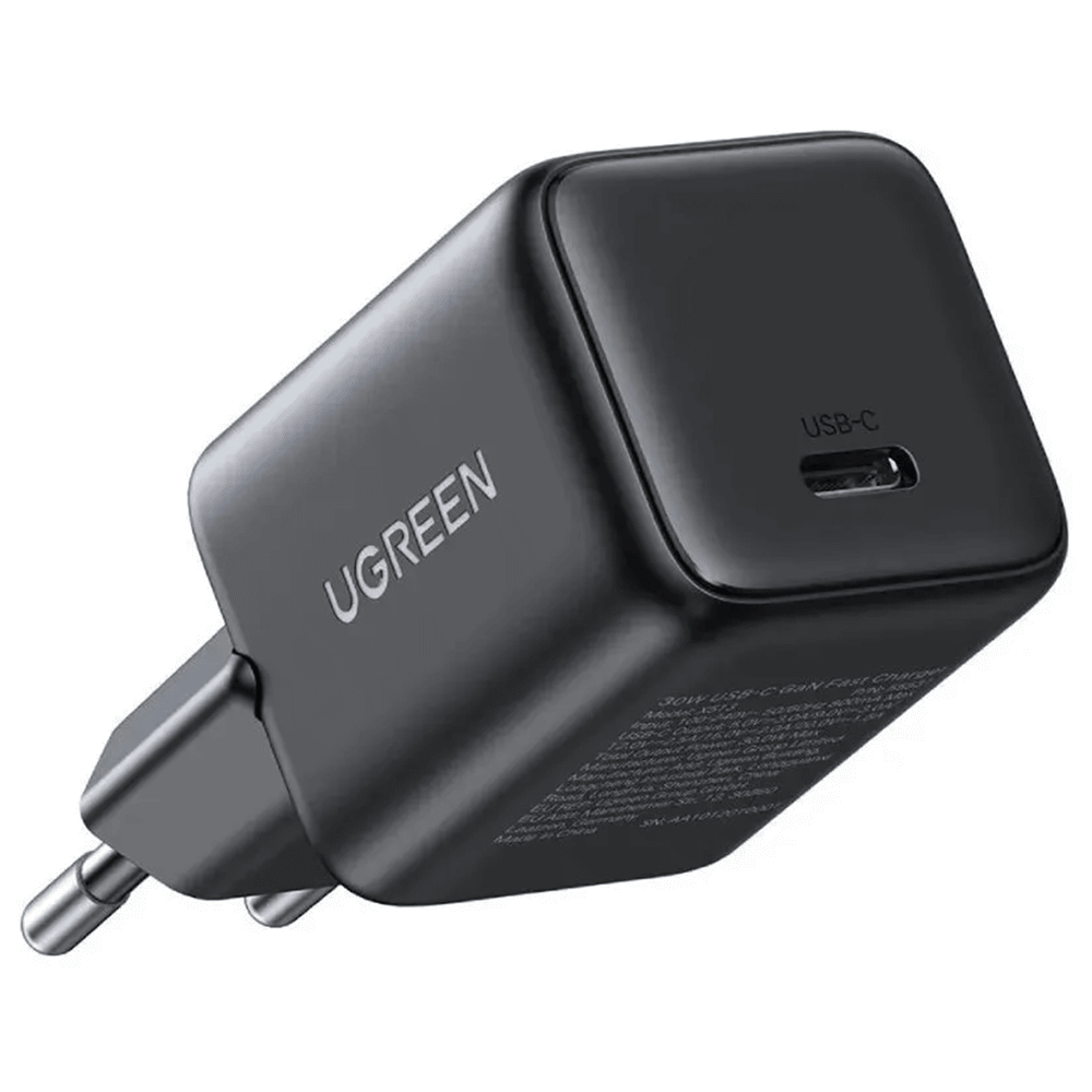 მობილურის დამტენი UGREEN X513 (65007), 30W, Type-C GaN Fast Charger, Black