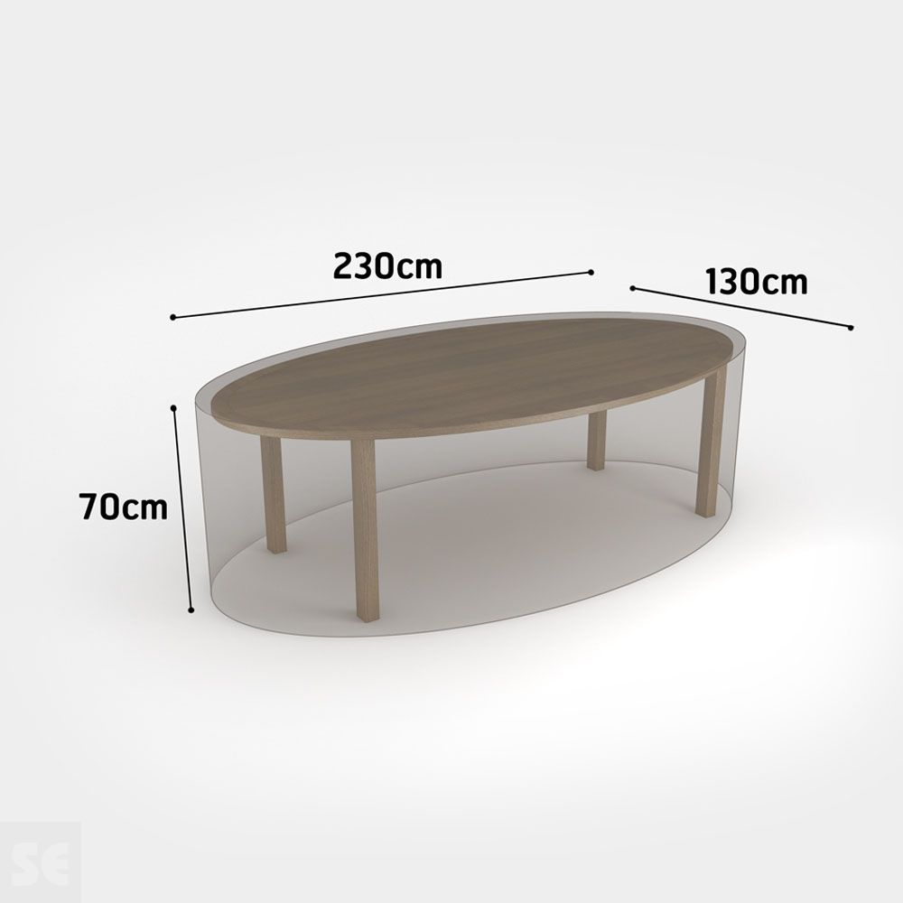 გარე ავეჯის მაგიდის დამცავი საფარი Catral 70x230x130 სმ