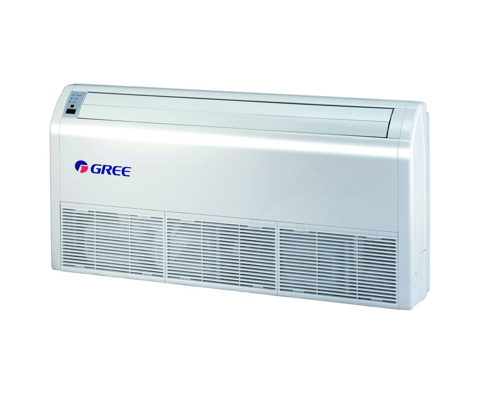 ჭერ-იატაკის ტიპის კონდიციონერი GREE GUD140W1/NHB-X GUD140ZD1/B-S (380 V) 140 მ²