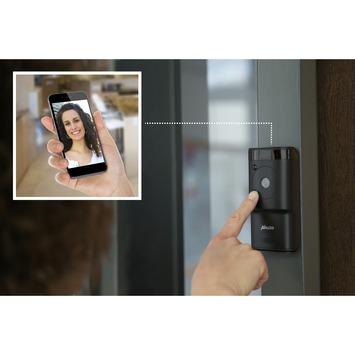 კარის ვიდეო ზარი Alecto DVC-1000 Smart Doorbell Black