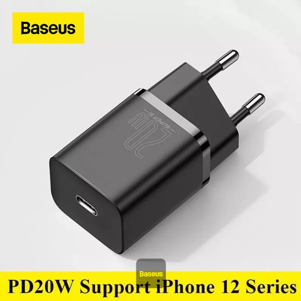 დამტენი Baseus Compact PD 20W Wall Charger Black