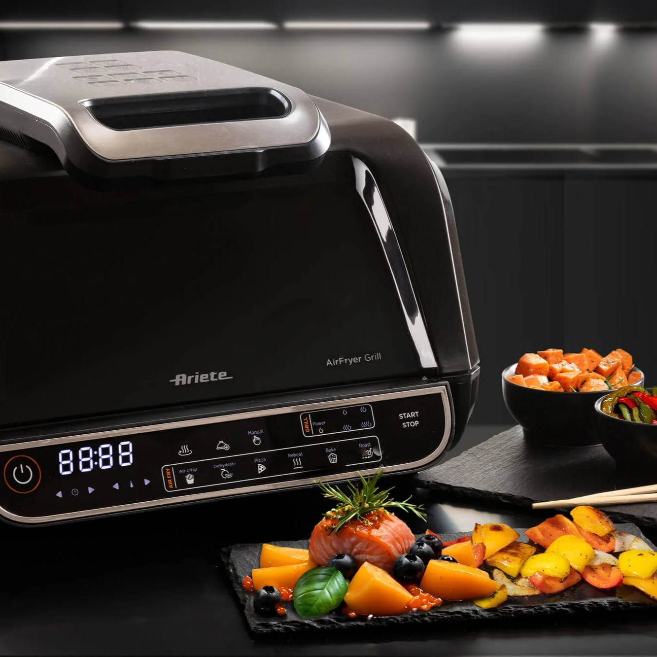 აეროგრილი Ariete 4635/00 Air Fryer And Grill 8L Black