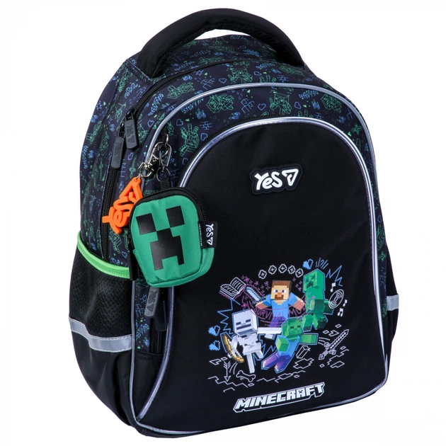სკოლის ჩანთა Yes Minecraft S-115M 38.5 x 26 x 14 cm 550304