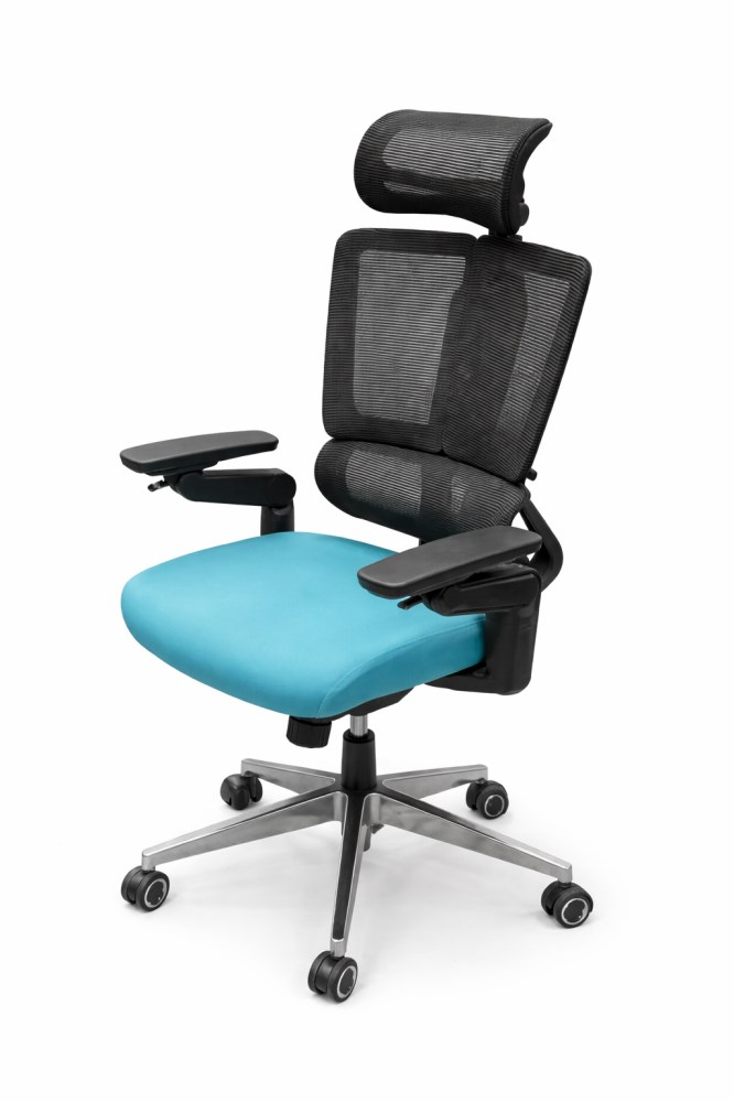 საოფისე სავარძელი Black + Blue Apex-H