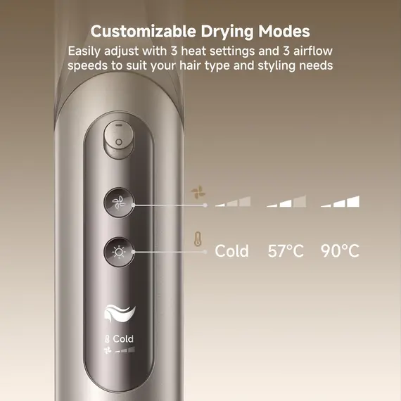 თმის საშრობი Нairdryer Dazzle Gold AZD20A
