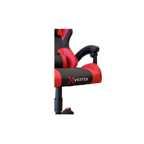 გეიმერული სავარძელი Vertex Noho Gaming Chair Black/Red PVC