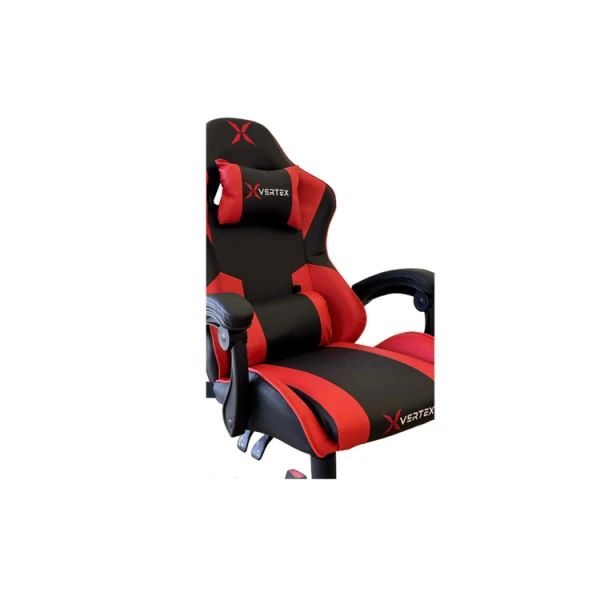 გეიმერული სავარძელი Vertex Noho Gaming Chair Black/Red PVC