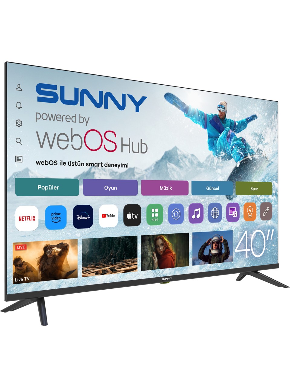 SUNNY 40'' (SN40LEDM-W02S) WebOS