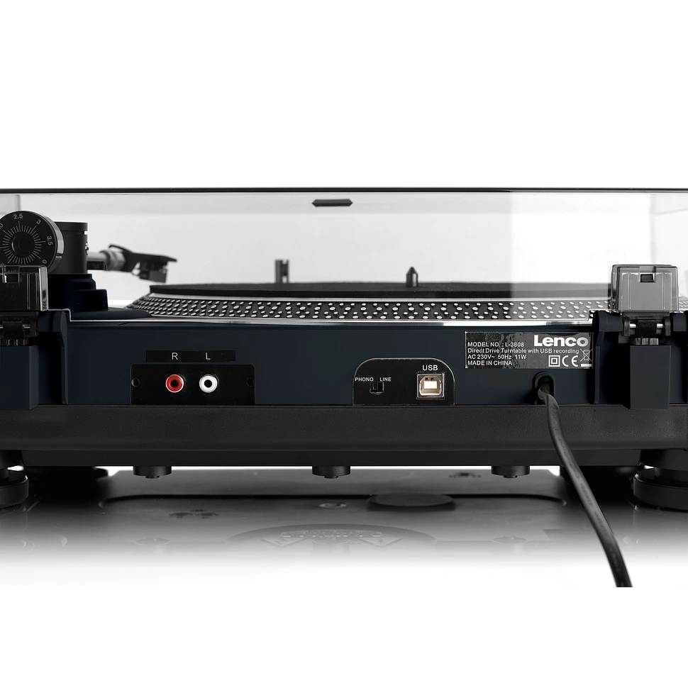 ფირსაკრავი Lenco L-3808 Direct-Drive Turntable Black
