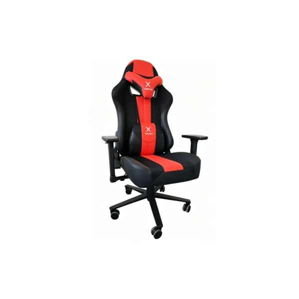 გეიმერული სავარძელი Vertex HellRunner Gaming Chair Black/Red PU