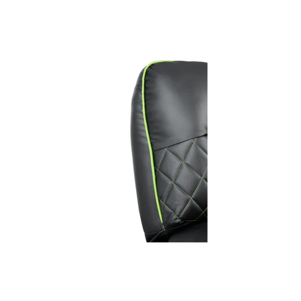 გეიმინგ სავარძელი Vertex Throne Gaming Sofa Black/Green PVC