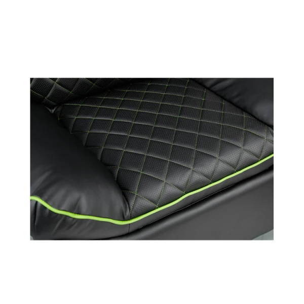 გეიმინგ სავარძელი Vertex Throne Gaming Sofa Black/Green PVC