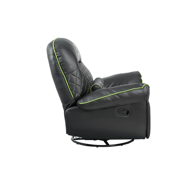 გეიმინგ სავარძელი Vertex Throne Gaming Sofa Black/Green PVC