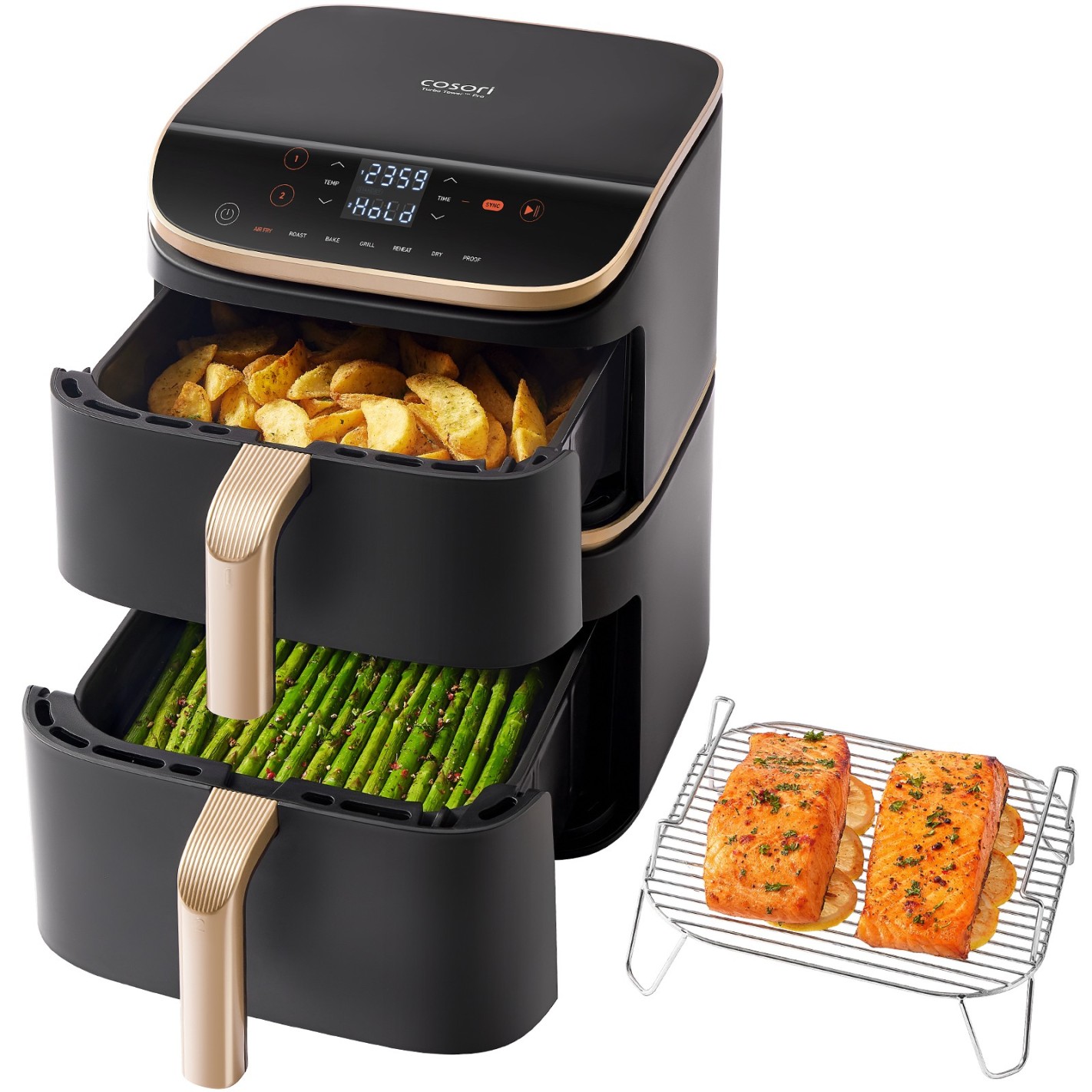აეროგრილი Cosori CAF-DC123S-DEUR Air Fryer 10.8L Black