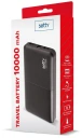 პორტატული დამტენი Setty GSM100631 10 000 mAh Power Bank Black