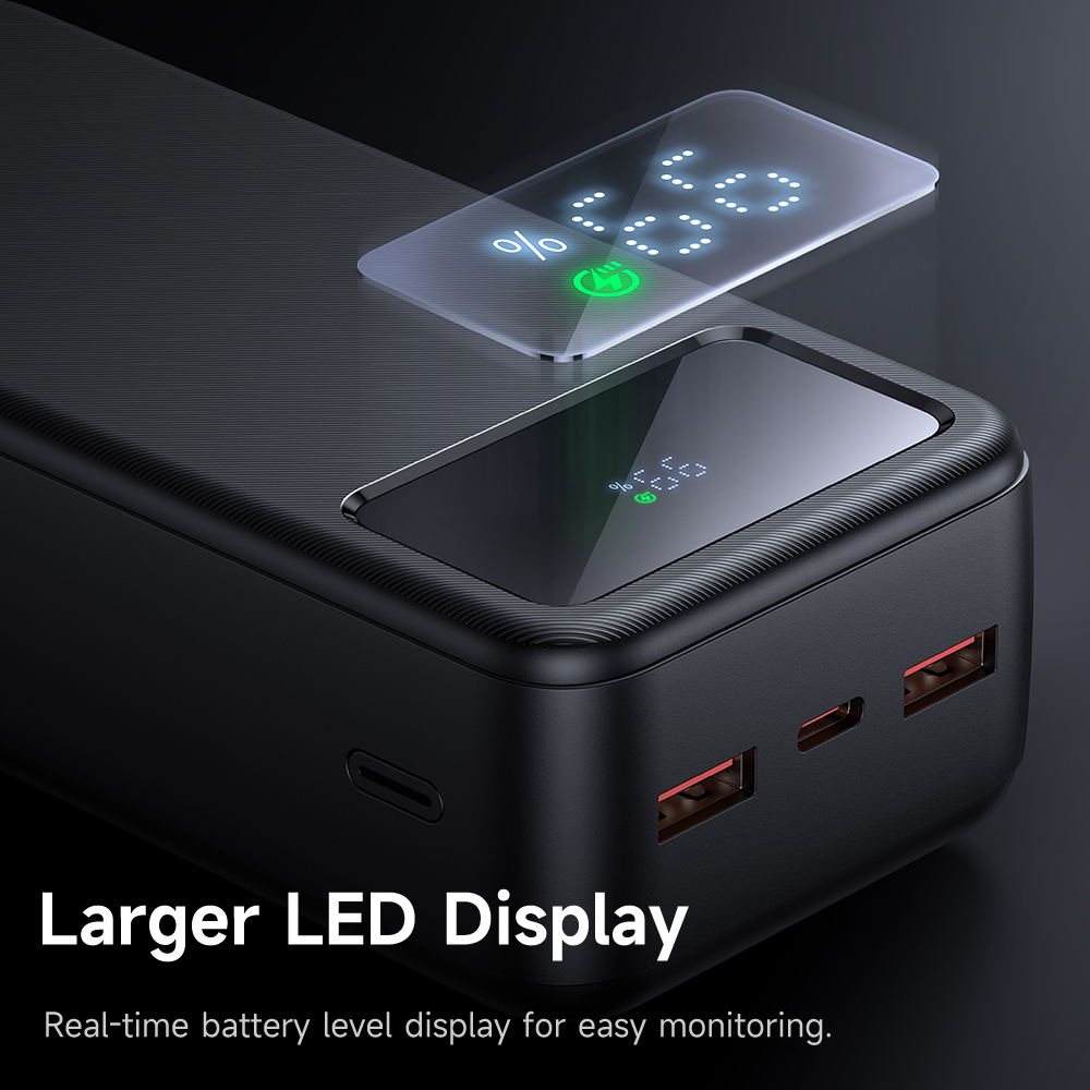 პორტატული დამტენი Mcdodo 22.5W Large LED Display 30000mAh 1C+2A Power Bank MC-4240