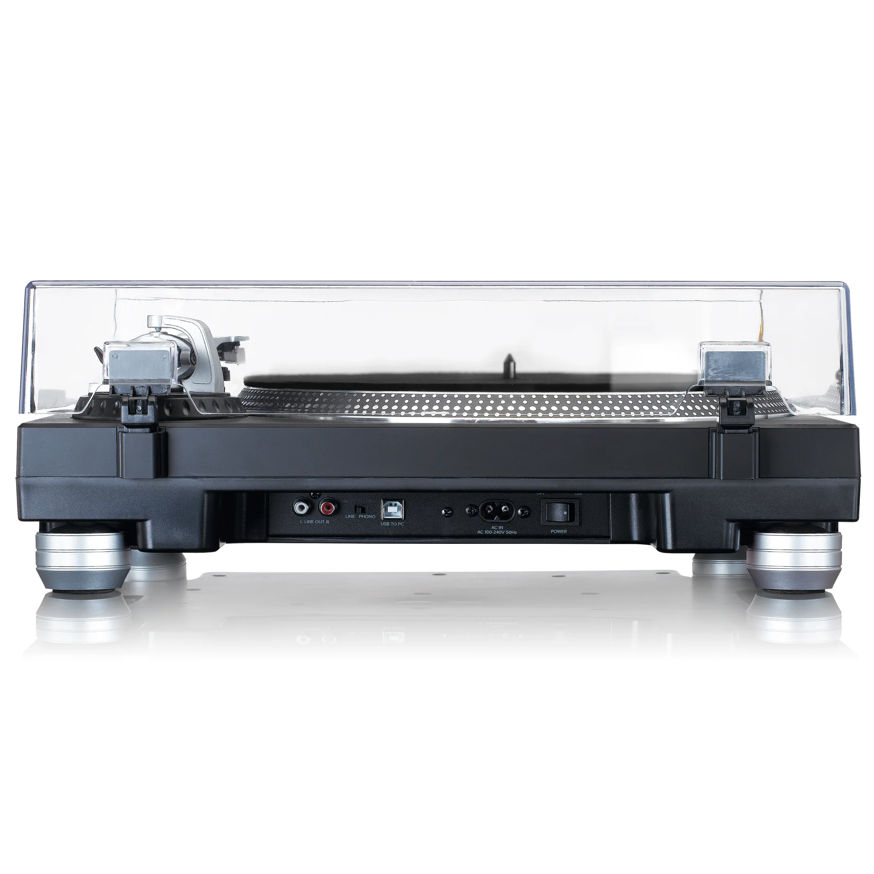ფირსაკრავი Lenco L-3809BK Direct-Drive Turntable Black