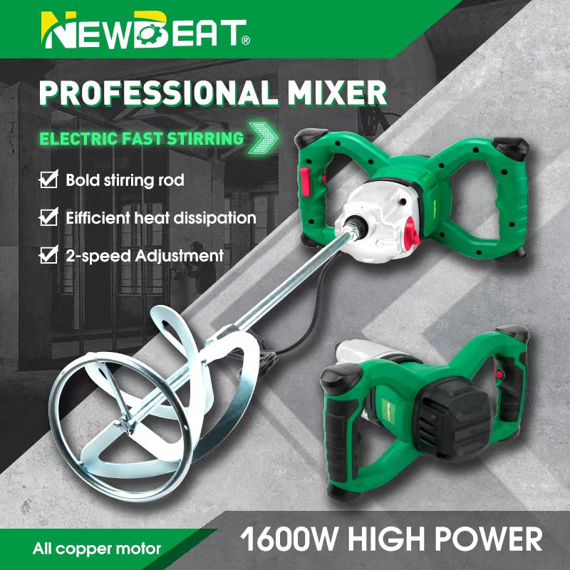 სამშენებლო მიქსერი NEWBEAT NBT-EM-160F