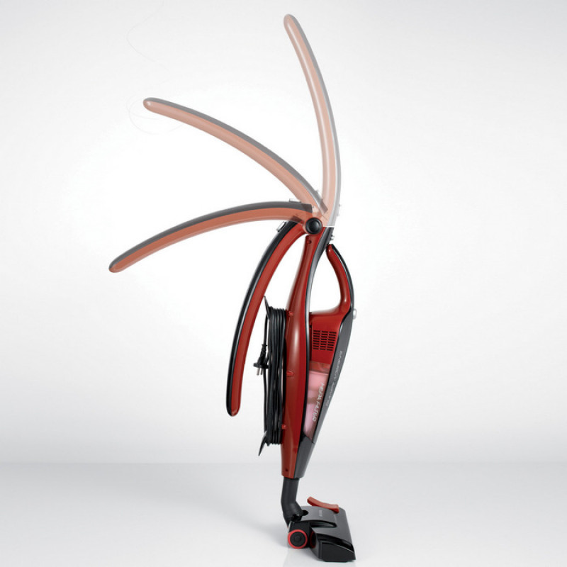 ელექტრო ცოცხი Ariete 2764 Evo 2-in-1 Bagless Corded Electric Broom  Black/Red