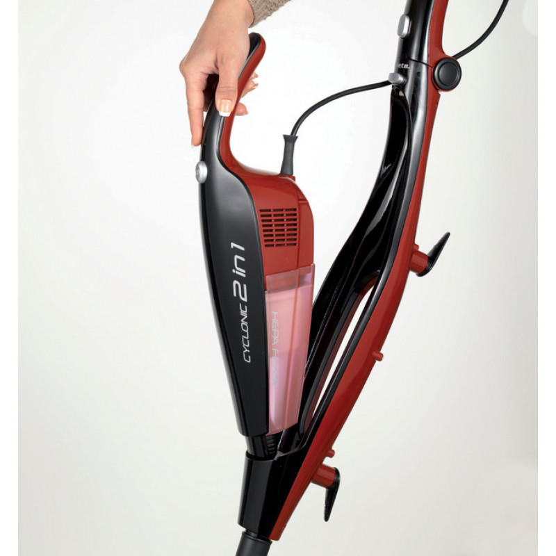 ელექტრო ცოცხი Ariete 2764 Evo 2-in-1 Bagless Corded Electric Broom  Black/Red