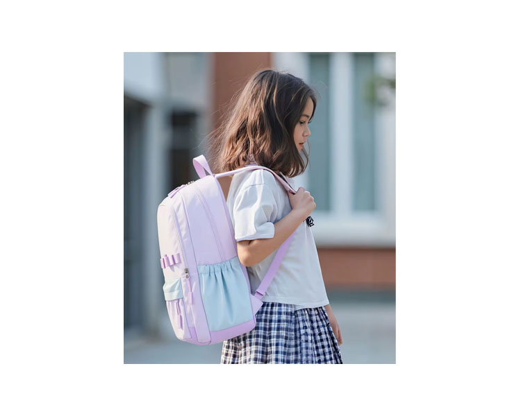 სკოლის ჩანთა kingsons 15.6" Primary School Backpack Purple - KS251308
