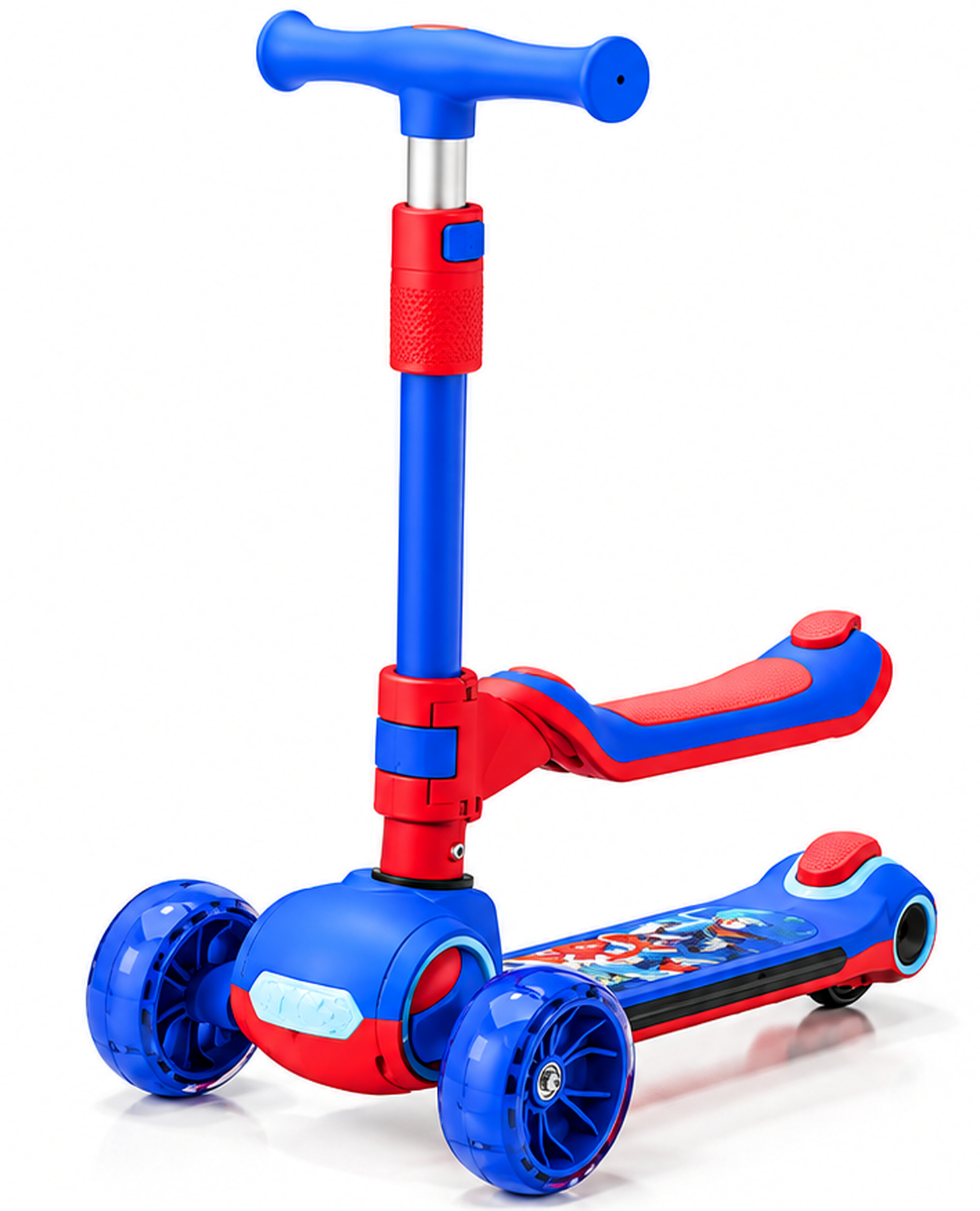 საბავშვო სკუტერი Disney Spider man 097 DARK BLUE