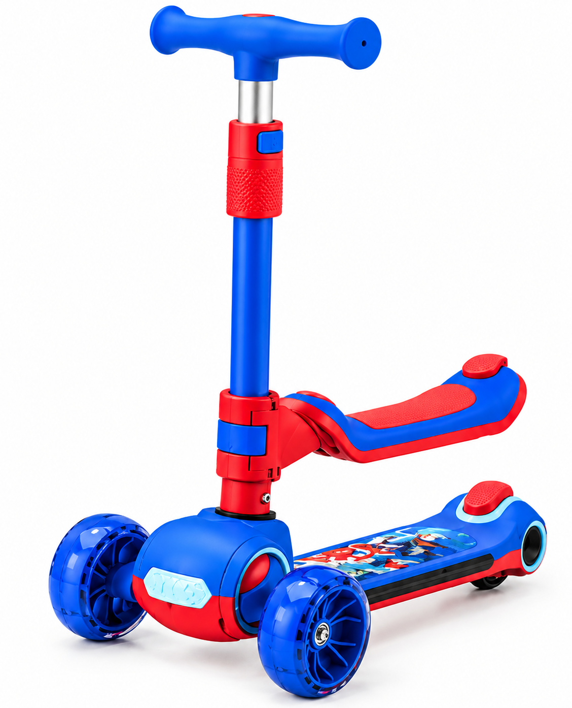 საბავშვო სკუტერი Disney Spider man 097 DARK BLUE