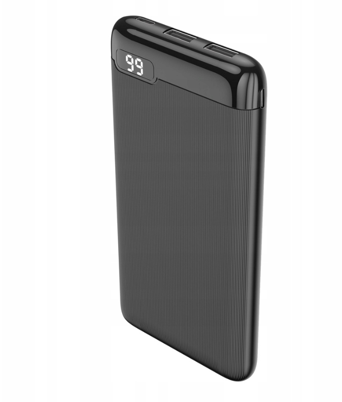 პორტატული დამტენი Setty SPBL-10 10 000 mAh Power Bank Black