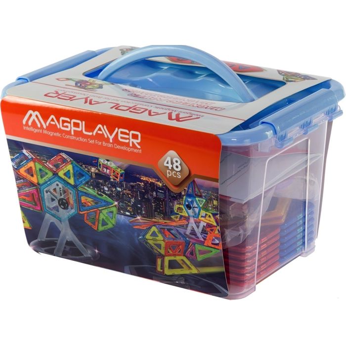 მაგნიტური კონსტრუქტორის ნაკრები MAGPLAYER MPT-48