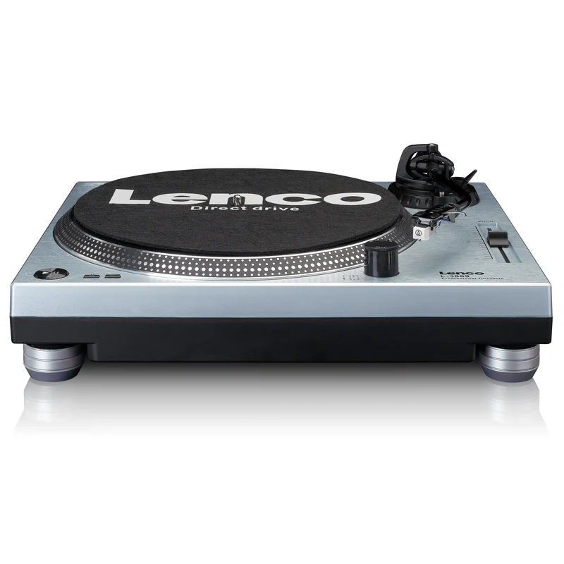 ფირსაკრავი Lenco L-3809ME Direct-Drive Turntable Metallic Blue