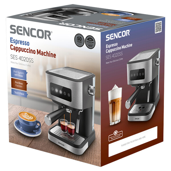 ყავის აპარატი Sencor SES 4020SS Espresso Maker