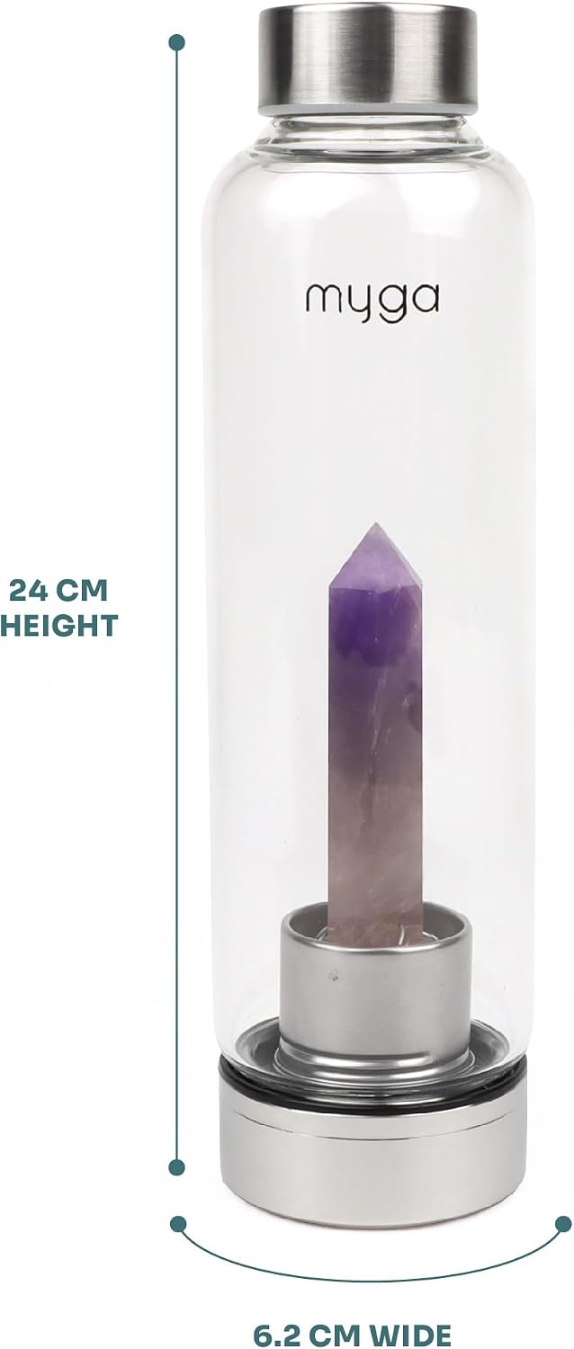 კრისტალური წყლის ბოთლი, Myga, Amethyst