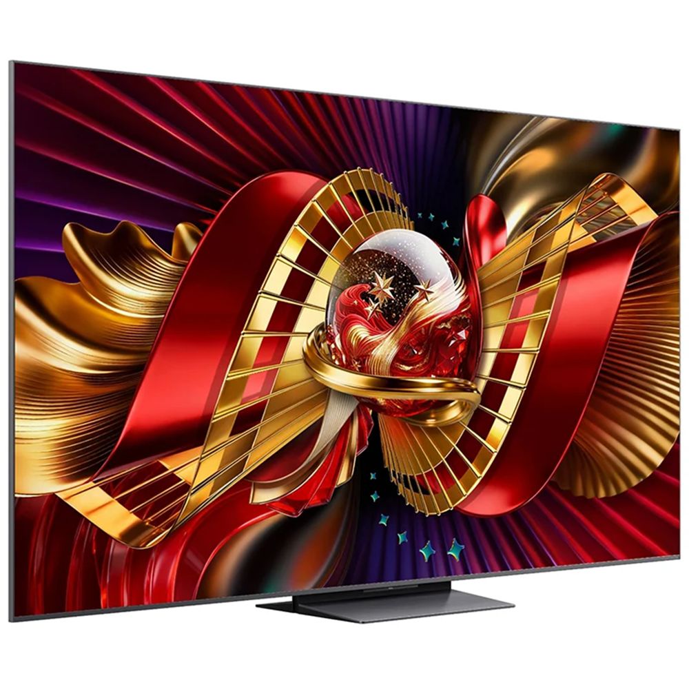 ტელევიზორი TCL 65C8L SQD-MINI LED, 65", Smart TV, 4K UHD, HDMI, LAN, USB, Bluetooth, WIFI, Black