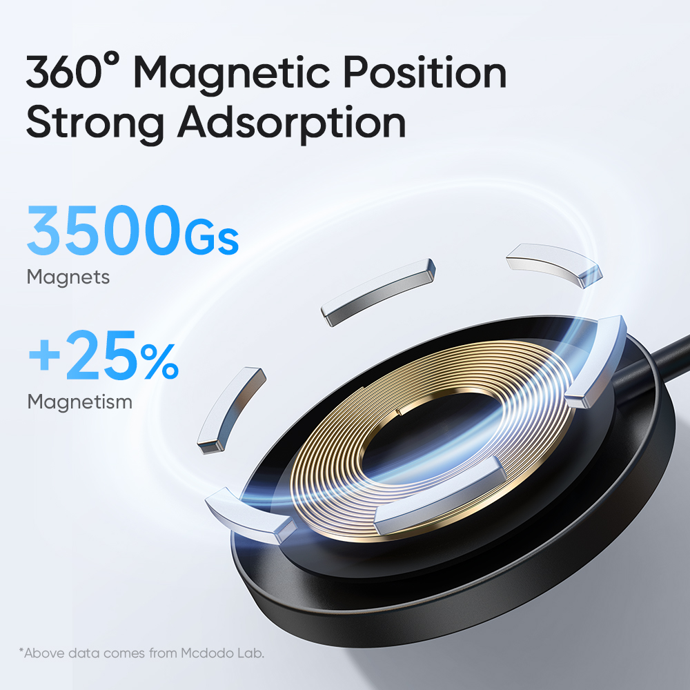 პორტატული დამტენი Mcdodo Magnetic Wireless Charger CH-4360