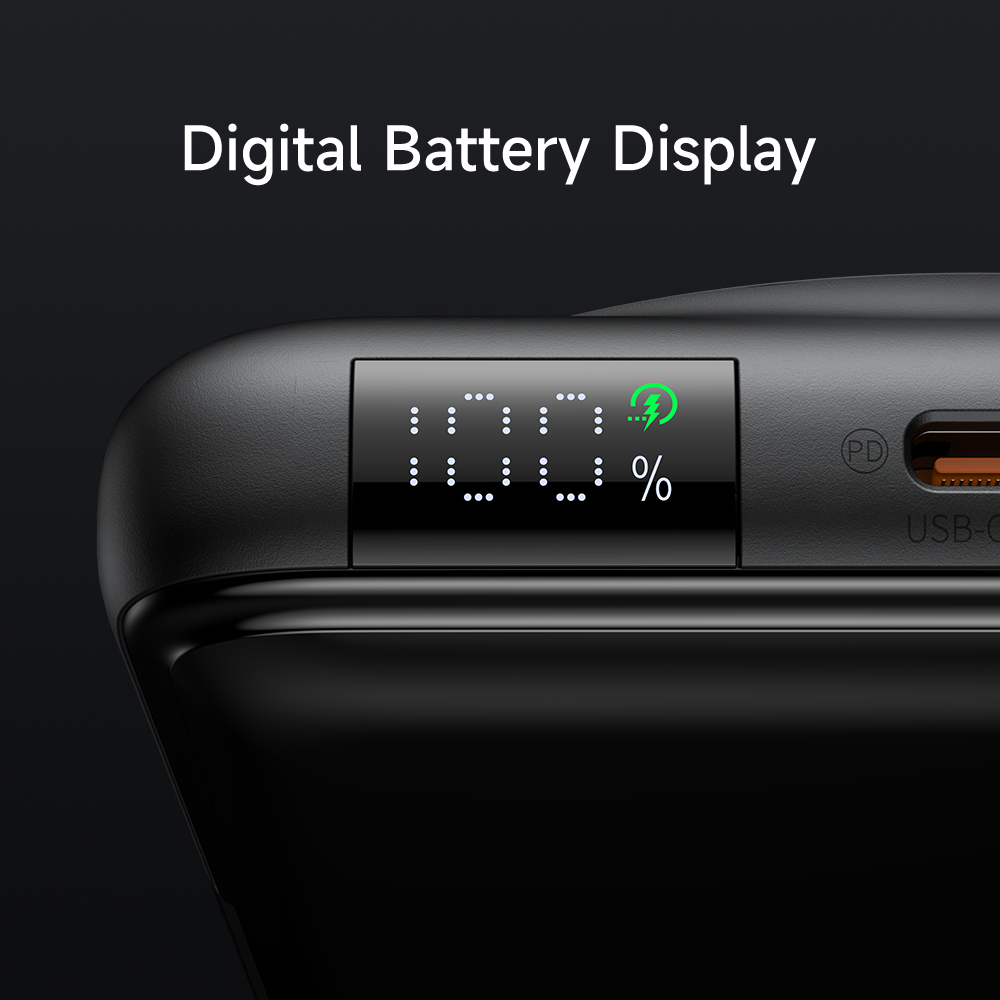პორტატული დამტენი Mcdodo 20W Digital Display 10000mAh Dual-Zone Magnetic Power Bank Built- in Cable & Stand MC-6320