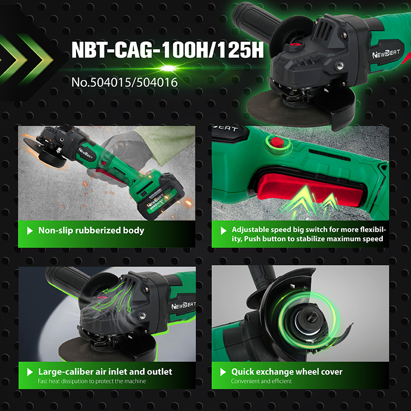 კუთხსახეხი NEWBEAT NBT-CAG-125H