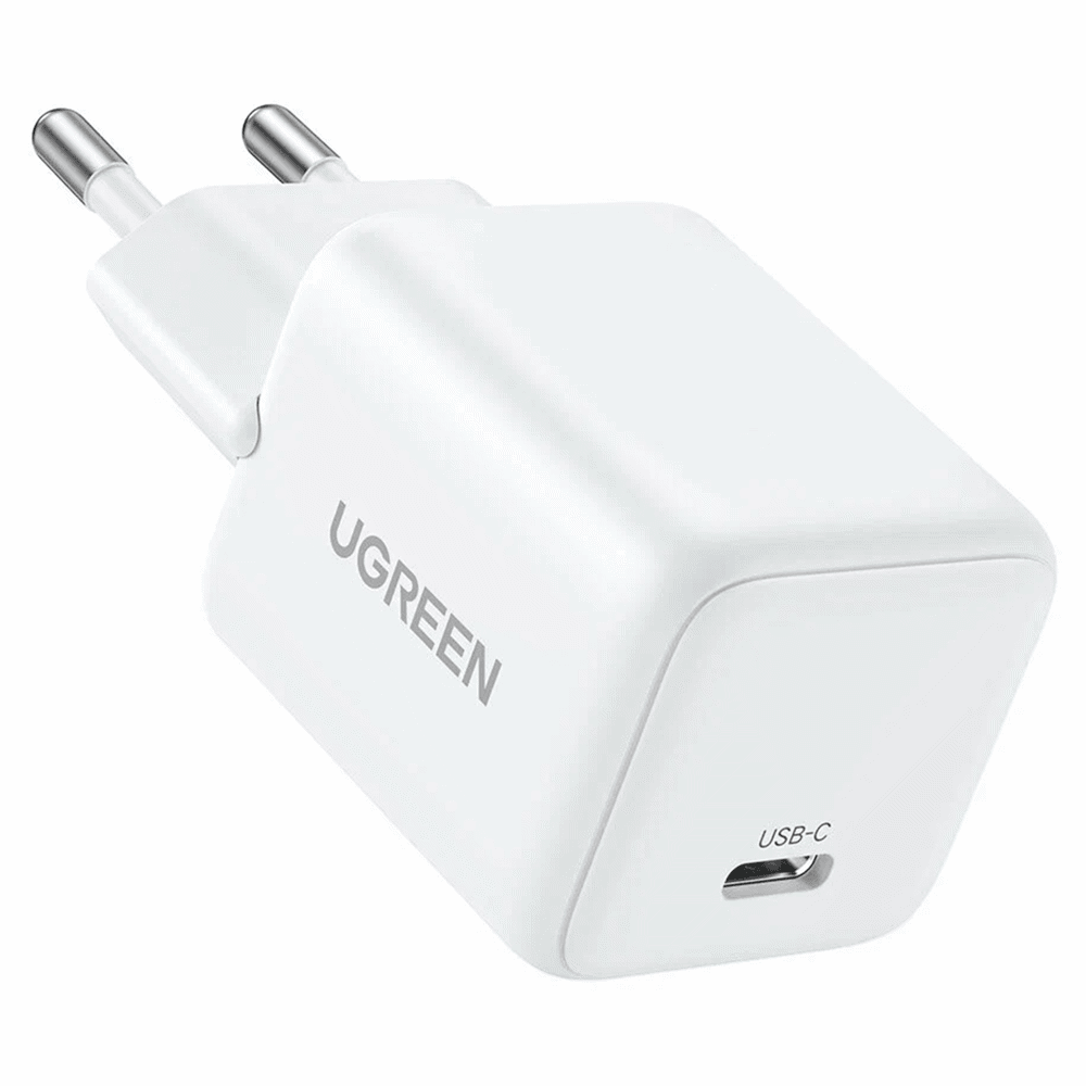 მობილურის დამტენი UGREEN X512 (55554), 20W, Type-C GaN Fast Charger, White