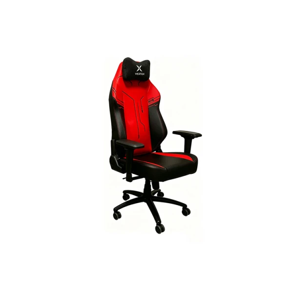 გეიმერული სავარძელი Vertex Inferno Gaming Chair Black/Red Car Leather